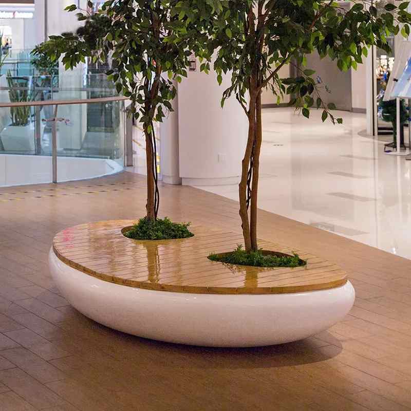 Y696 Sedia da esterno per fioriera Sedia Frq Cuscino per panca Mobili da salotto per esterni Sedia da salotto in teak
